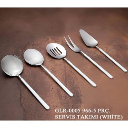 5 Parça Servis Takımı (White)