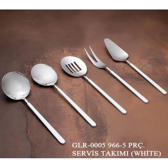 5 Parça Servis Takımı (White)