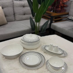 Aryıldız 60 Parça Bone Porselen Yemek Takımı 