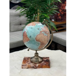 METAL AYAKLI ESKİTME RENK DEKOR KÜRE 