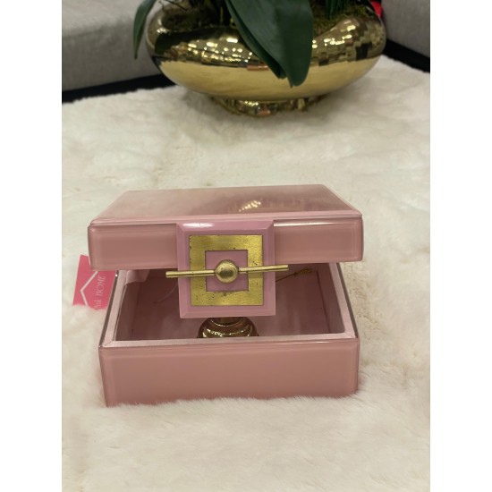 KÜÇÜK BOY PEMBE DEKORATİF KUTU 