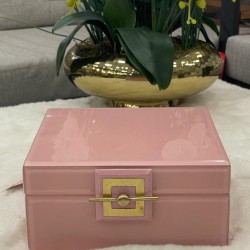 KÜÇÜK BOY PEMBE DEKORATİF KUTU 