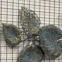 Metal Ferforje Eskitme Boyalı Duvar Pano 