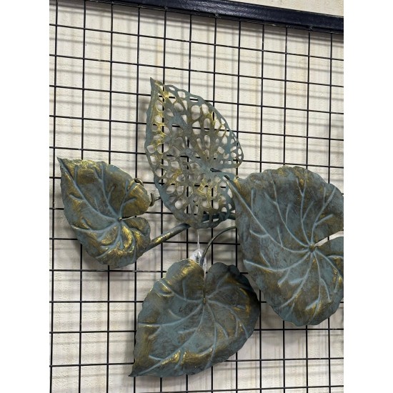 Metal Ferforje Eskitme Boyalı Duvar Pano 