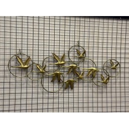 Metal Ferforje Uçan Ördekler Duvar Pano