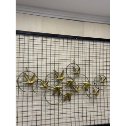 Metal Ferforje Uçan Ördekler Duvar Pano