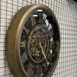 Metal Kasa Eskitme Bronz Renk 