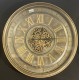 Metal Bronz  Renk Çarklı Saat 