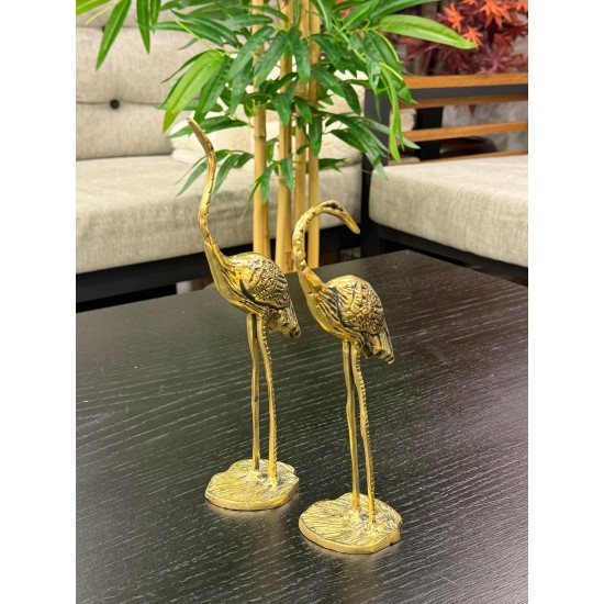 2’li Pirinç Dekor Filamingo