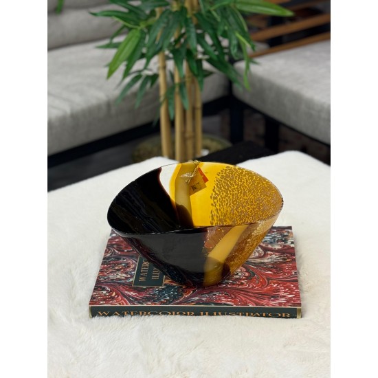 Amber Kahve Renk Hologram Cam Meyvelik 
