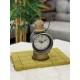 Metal Eskitme Gümüş Ve Bronz Renk Dekoratif Fener Saat 