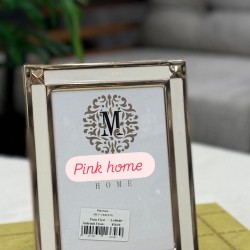 Metal Altın Renk Dekorlu Resim Çerçevesi