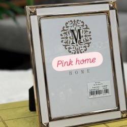 Metal Altın Renk Dekorlu Resim Çerçevesi