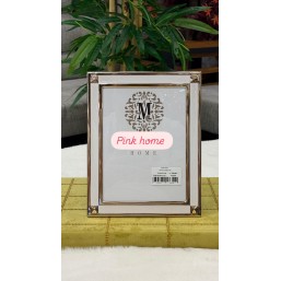 Metal Altın Renk Dekorlu Resim Çerçevesi