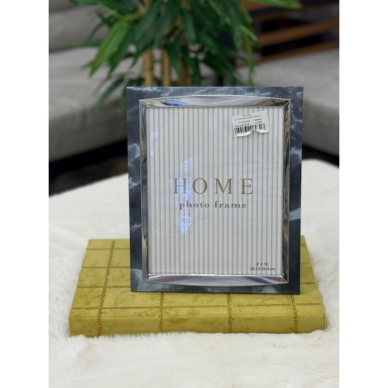 Pvc Gümüş Renk Dekorlu Resim Çerçeve 