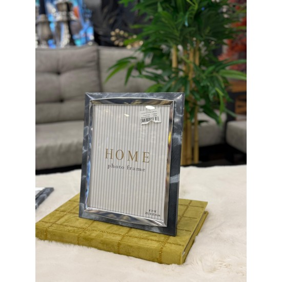 Pvc Gümüş Renk Dekorlu Resim Çerçeve 