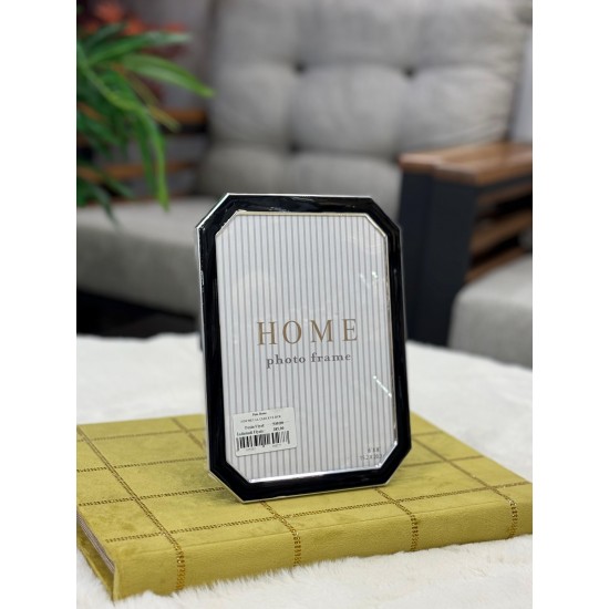Metal Kasa Gümüş Siyah Renk Resim Çerçeve 