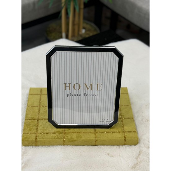 Metal Kasa Gümüş Siyah Renk Resim Çerçeve 