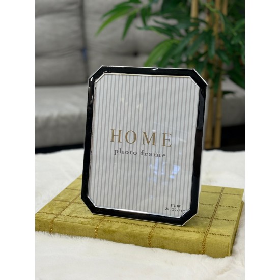 Metal Kasa Gümüş Siyah Renk Resim Çerçeve 
