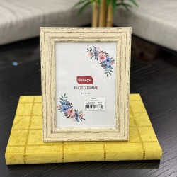 Eskitme Kırık Beyaz Renk Resim Çerçevesi