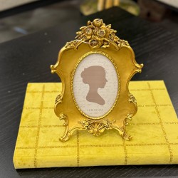 Polyester Gold Renk Resim Çerçevesi 