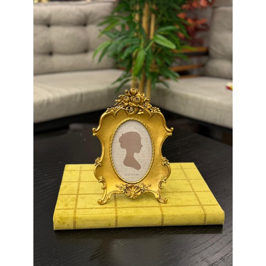 Polyester Gold Renk Resim Çerçevesi 