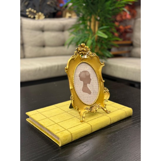 Polyester Gold Renk Resim Çerçevesi 