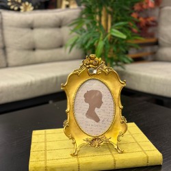 Polyester Gold Renk Resim Çerçevesi 