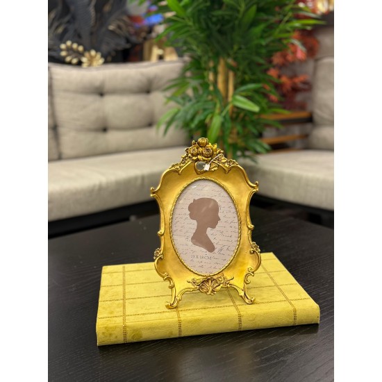 Polyester Gold Renk Resim Çerçevesi 