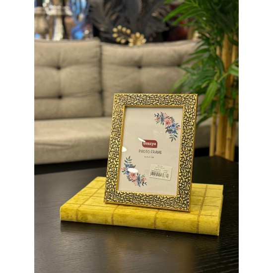 Pvc Altın Renk Eskitme Resim Çerçevesi 