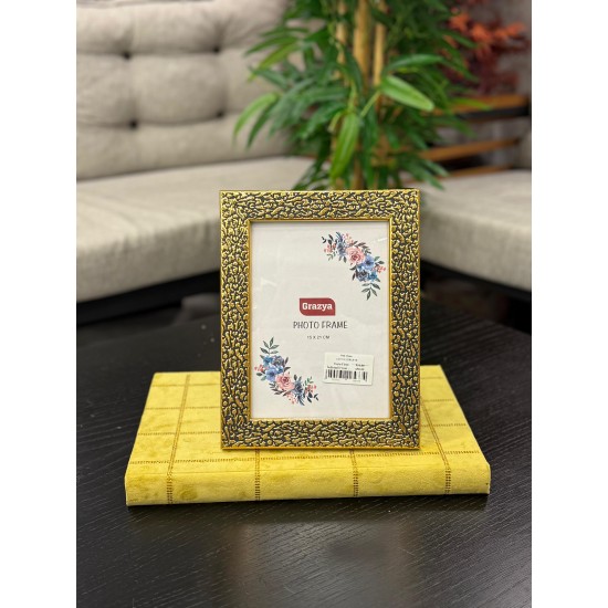 Pvc Altın Renk Eskitme Resim Çerçevesi 
