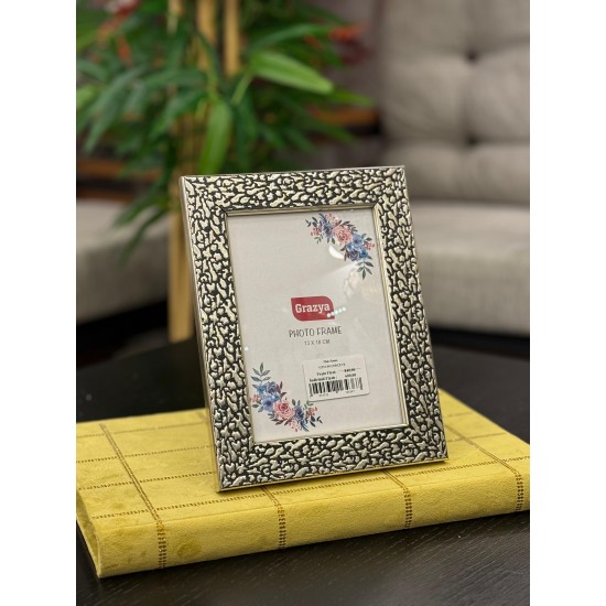 Pvc Gümüş Renk Eskitme Resim Çerçevesi 