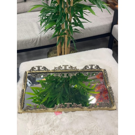 Eskitme Dikdörtgen Tepsi