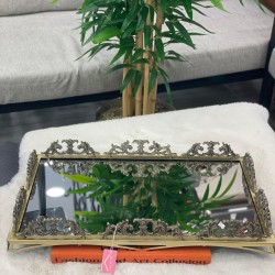 Eskitme Dikdörtgen Tepsi