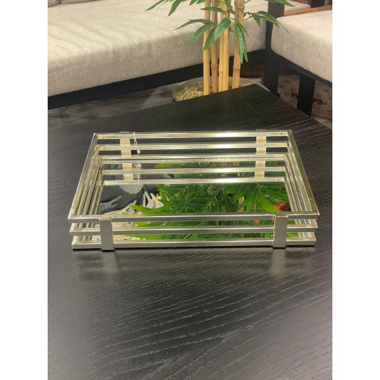 Gümüş Döküm Çubuk Model Tepsi