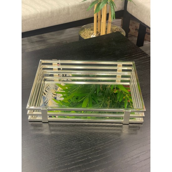 Gümüş Döküm Çubuk Model Tepsi