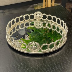 Gümüş Halka Model Tepsi 