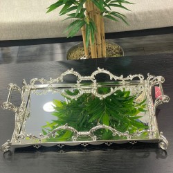 Gümüş Dikdörtgen Tepsi 