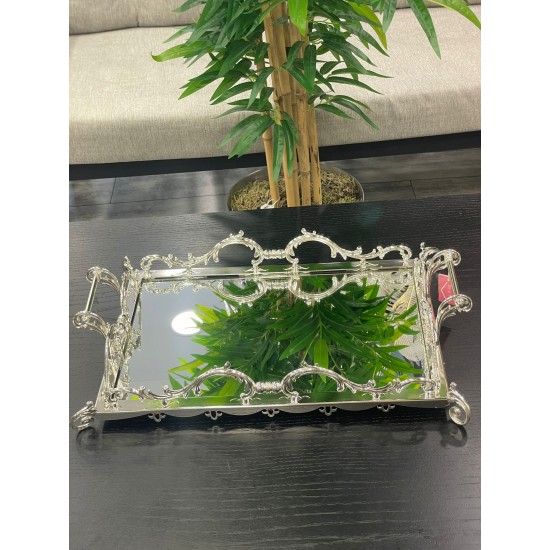 Gümüş Dikdörtgen Tepsi 