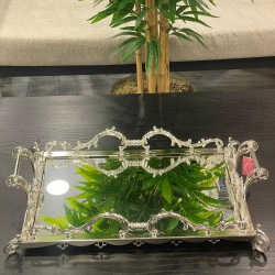 Gümüş Dikdörtgen Tepsi 