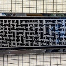 Kufi Sanatında Ayet Gümüş Tablo