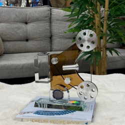 Kristal Detaylı Film Makinesi Dekoratif Obje